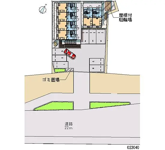 ★手数料０円★印旛郡酒々井町上岩橋　月極駐車場（LP）